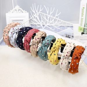 Bohemian Summer Color Rhinestone Center Knot Wide